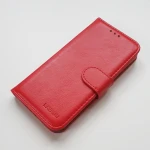 Samsung A32 4G LA læder flip cover rød