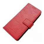 Retro flip etui Samsung S21 rød