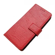 rød Retro flip etui Samsung S21 Mobil tilbehør