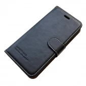 LA læder flip etui IPHONE 6 / 6S sort