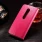 MOTOROLA MOTO G 3rd læder cover med kort lommer, rosa Mobiltelefon tilbehør