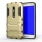 MOTOROLA MOTO X PLAY hybrid bag cover, guld Mobiltelefon tilbehør