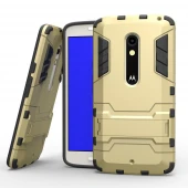 MOTOROLA MOTO X PLAY hybrid bag cover, guld