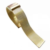 24 mm Mesh urrem guld