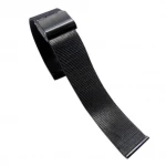 24 mm Mesh urrem sort