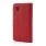 LG NEXUS 5 læder pung cover, rød Mobiltelefon tilbehør