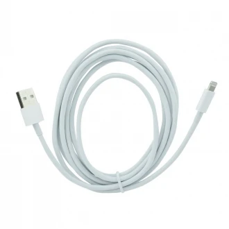 2 meter Lightning kabel hvid Mobiltelefon tilbehør