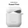 hvid Spigen Airpods silikone cover Universal tilbehør