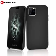 sort Iphone 11 Pro Max Forcell silikone cover Mobil tilbehør