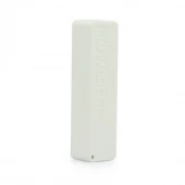 Powerbank 2600 mAH mini ekstern batteri / oplader hvid