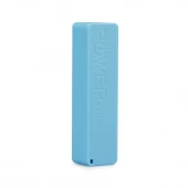 Powerbank 2600 mAH mini ekstern batteri / oplader blå