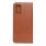 brun Slim læder flip cover Xiaomi Redmi Note 10 5G Mobil tilbehør