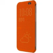 HTC ONE M8 dot view cover, rød Mobiltelefon tilbehør