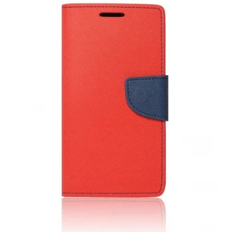 SAMSUNG GALAXY S6 edge læder pung cover med mønster rød