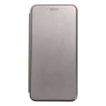 Samsung S25 Ultra flip cover grå med kortlomme