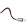 rød C type usb kabel stofbeklædtl Mobiltelefon tilbehør
