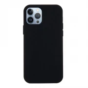 premium silicone cover iPhone 14 Pro Max sort Mobil tilbehør