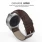 Læder rem croco brun Gear S2 classic Smartwatch tilbehør
