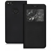 Smart cover med vindue Huawei P10 lite sort