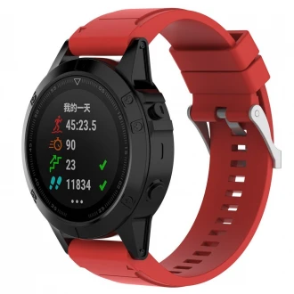 Silikone rem til Garmin Fenix 5X rosa