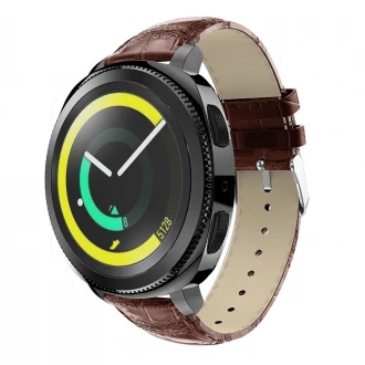 Læder rem til Samsung gear sport brun