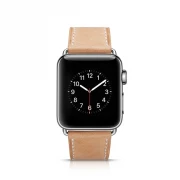 APPLE WATCH 42 MM Kajsa vintage læder urrem, khaki Smartwatch tilbehør
