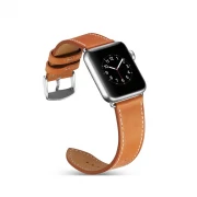 APPLE WATCH 42 MM Kajsa vintage læder urrem, lysebrun Smartwatch tilbehør