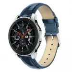 Galaxy Watch 46mm læder rem croco blå