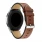 brun S-style læder rem Galaxy Watch 46mm Smartwatch tilbehør