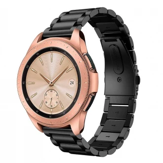Klassisk stål rem Samsung Galaxy Watch 42mm sort