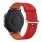 rød Blød læder rem Samsung Watch 46mm Smartwatch tilbehør