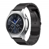 Samsung Gear S3 Luksus rustfri stål rem sort