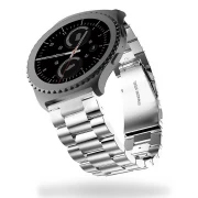 Til Samsung Gear S2 classic urrem rustfri stål sølv, Find Smartwatch tilbehør hos Leveso.dk