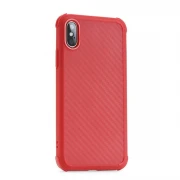 rød Roar Armor Carbon case Iphone X / XS Mobil tilbehør