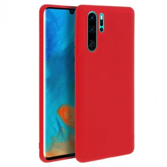 Forcell soft silikone case til Huawei P30 Pro rød