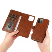2 i 1 flip cover iPhone 14 Plus brun