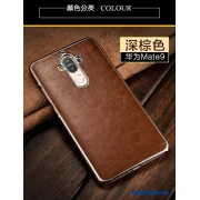 Huawei Mate 9 mørkebrun cover Pierre Cardin ægte læder Leveso.dk Huawei Mobil tilbehør