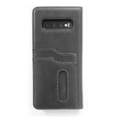 Læder flip omslag Samsung S10 Plus