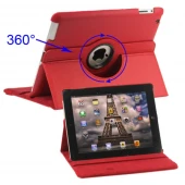 Ipad 2 rotations cover rød