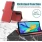 rød Smart view flip cover Samsung A03S Mobil tilbehør