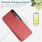 rød Smart view flip cover Samsung A03S Mobil tilbehør