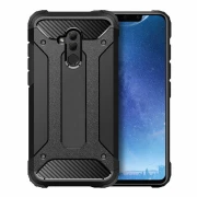 Viser Forcell armor case Huawei Mate 20 lite sort Mobil tilbehør