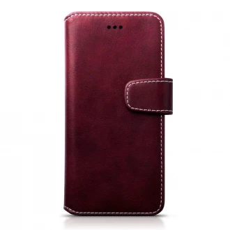 Til Samsung Galaxy S8+ unikt cover i ægte læder rød