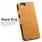 IPHONE 6 / 6S luksus vintage 2 i 1 læder cover, orange Mobiltelefon tilbehør