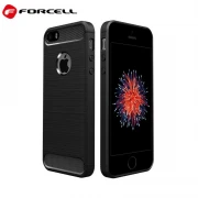 C-style armor cover sort Iphone SE Mobil tilbehør