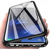 Magnetisk case 360 iPhone X / XS sort