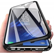 Magnetisk case 360 til iPhone X-XS sort Mobil tilbehør