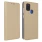 guld Flip magnet etui Samsung A21S Mobil tilbehør