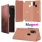 rosaguld Clear view mirror etui Samsung A21S Mobil tilbehør