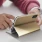 guld Sensi flip etui Samsung A10 Mobil tilbehør